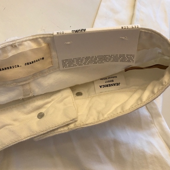 NWT JEANERICA NATURAL WHITE BALEM JEANS - Picture 4 of 14